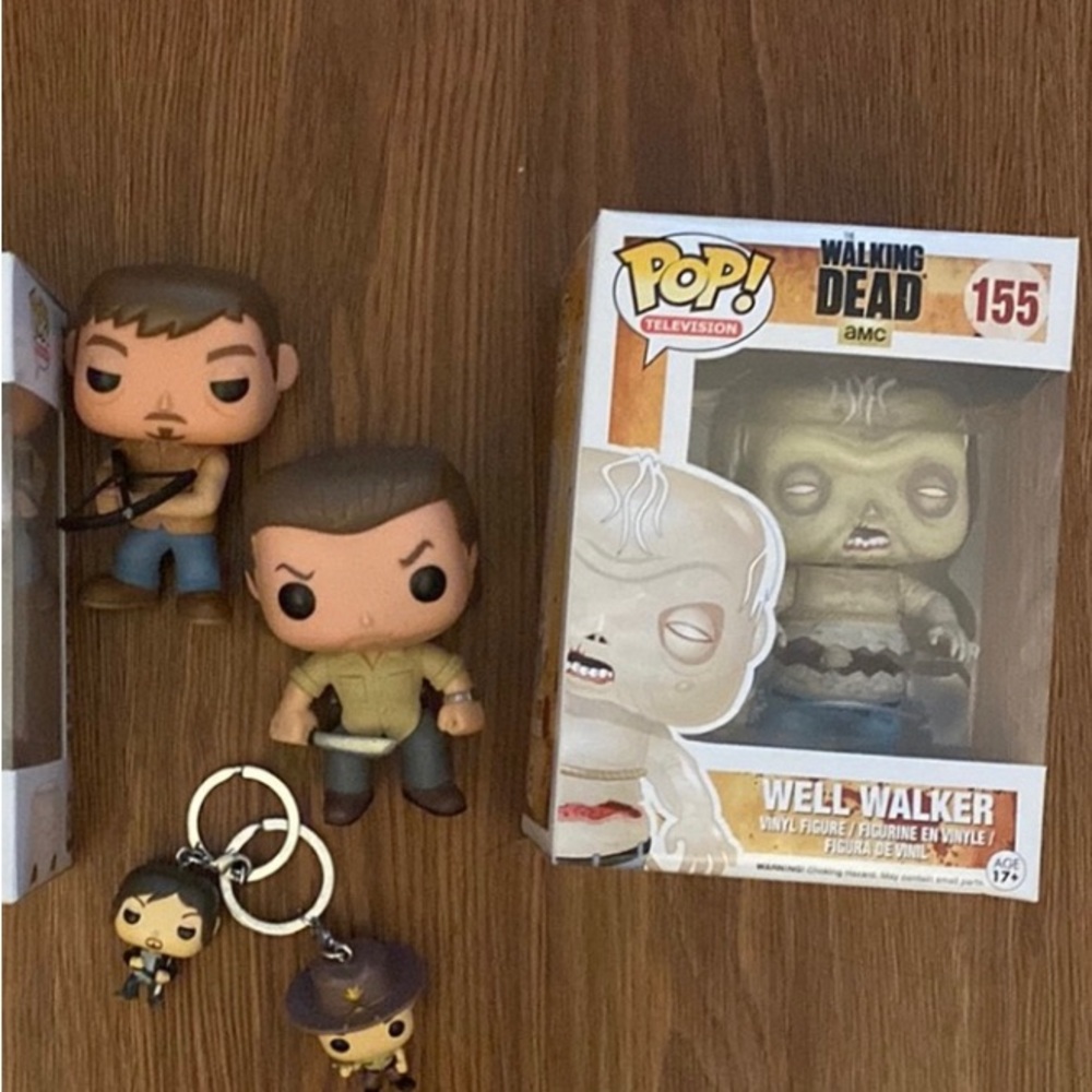Bundle of 6 Funko pop walking dead